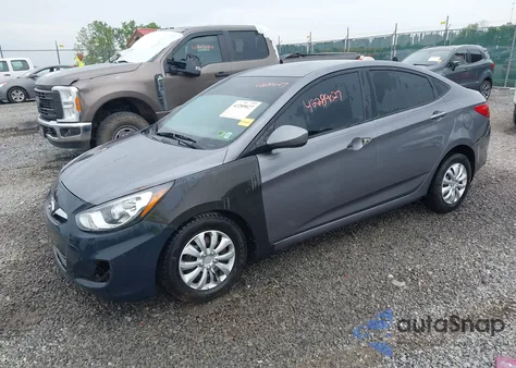 2013 Hyundai Accent Gls from USA, damaged, VIN KMHCT4AE6DU568852